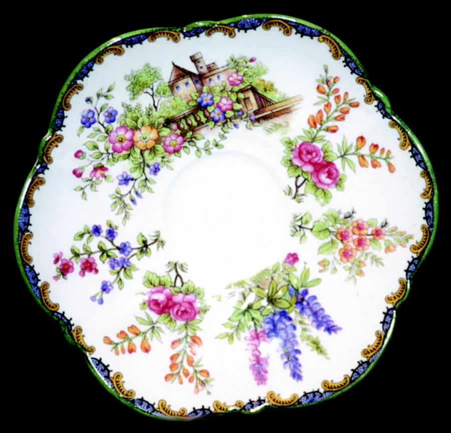 B1356 Saucer by John  Aynsley & Sons-1