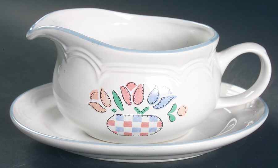ATY1 Gravy Boat & Underplate/Relish by American Tapestry-1