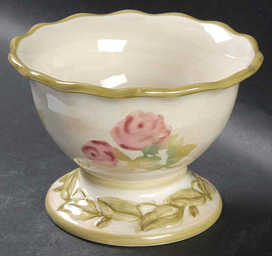 Cheri's Roses Individual Ice Cream Dish by 222 Fifth (PTS)-1