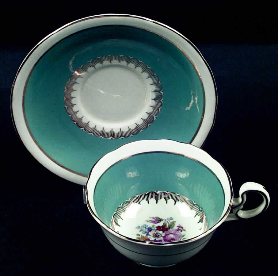 6731 Footed Cup & Saucer Set by John  Aynsley & Sons-1