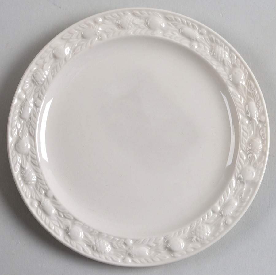 Della Robia Off White (Micratex) Bread & Butter Plate by Adams China-1