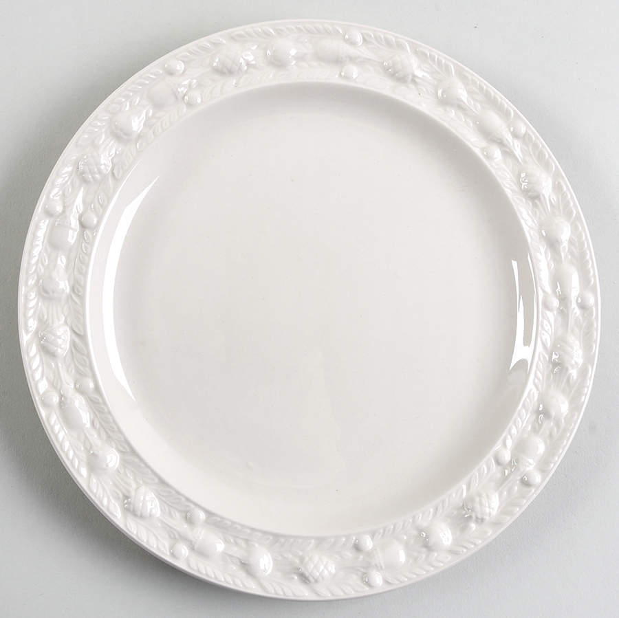 Della Robia Off White (Micratex) Luncheon Plate by Adams China-1