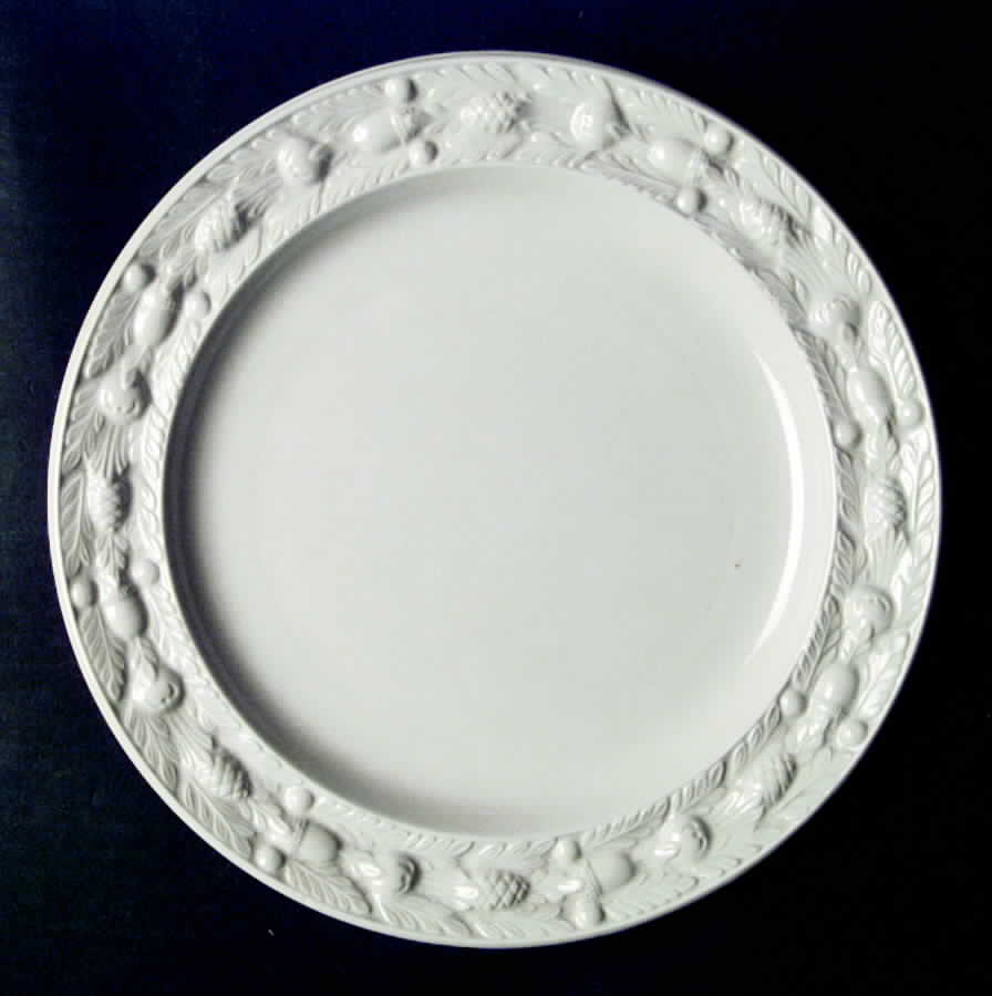 Della Robia Off White (Micratex) Dinner Plate by Adams China-1