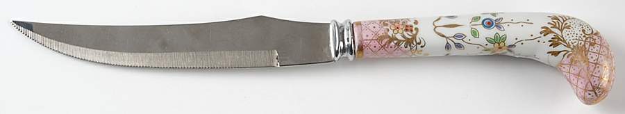 Floraine (Pink) Knife-Steak/Individual by A & E Lewis (Germany)-1
