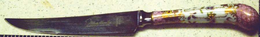 Floraine (Pink) Knife-Steak/Individual by A & E Lewis (Germany)-1