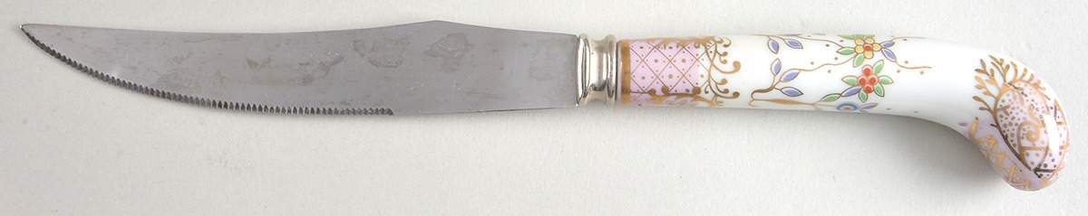 Floraine (Pink) Individual Steak Knife by A & E Lewis (Germany)-1