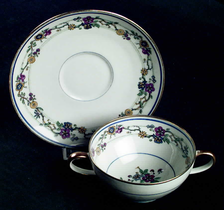AHR437 Flat Bouillon Cup & Saucer by Charles Ahrenfeldt-1