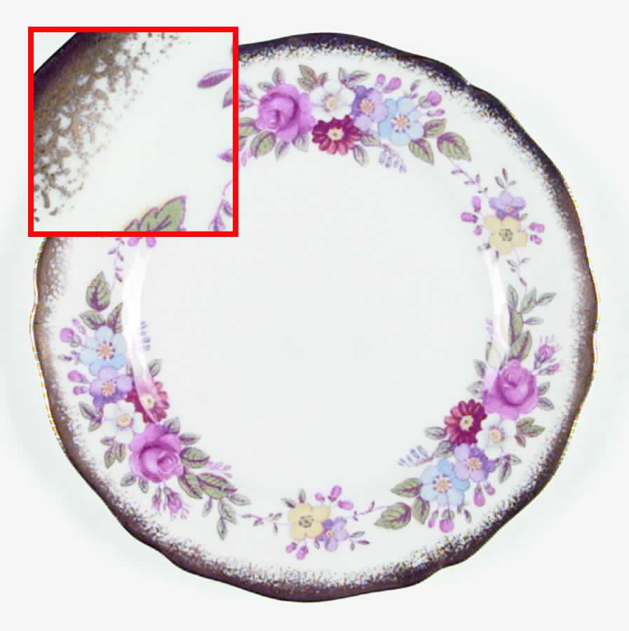 Bristol Sprays Bread & Butter Plate by Adderley-1