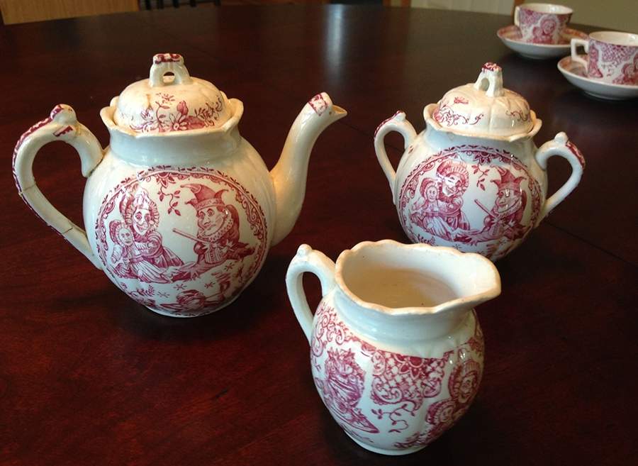Punch Pink Toy Teapot & Lid by Allerton's-1
