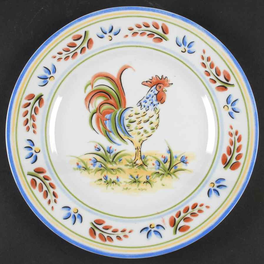 Provincial Rooster Dinner Plate by 222 Fifth (PTS)-1