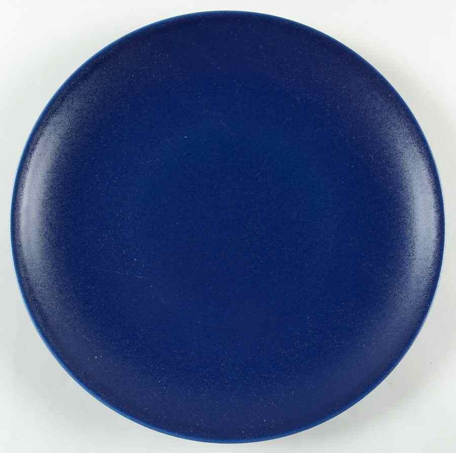 24H Blue 11" Chop Plate (Round Platter) by Arabia of Finland-1