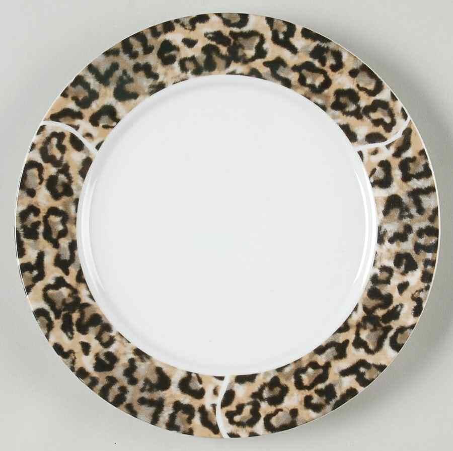 Cheetah Salad/Dessert Plate by American Atelier-1