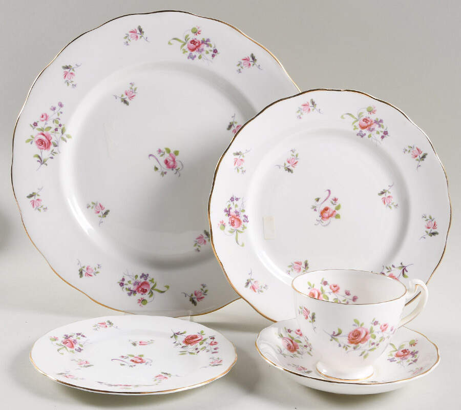 Fragrance (No Ribbed) 5 Piece Place Setting by Adderley-1