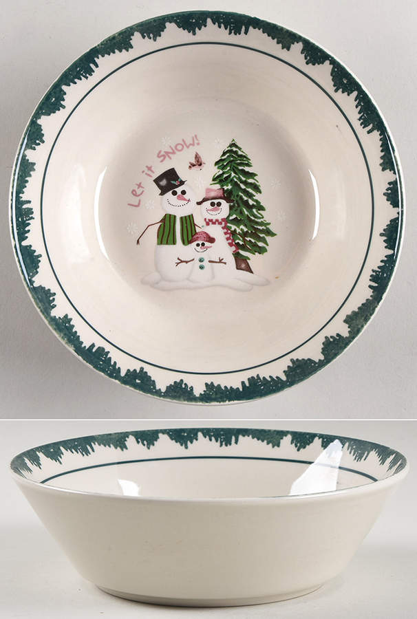 Let It Snow! Soup/Cereal Bowl by Atico Intl USA-1