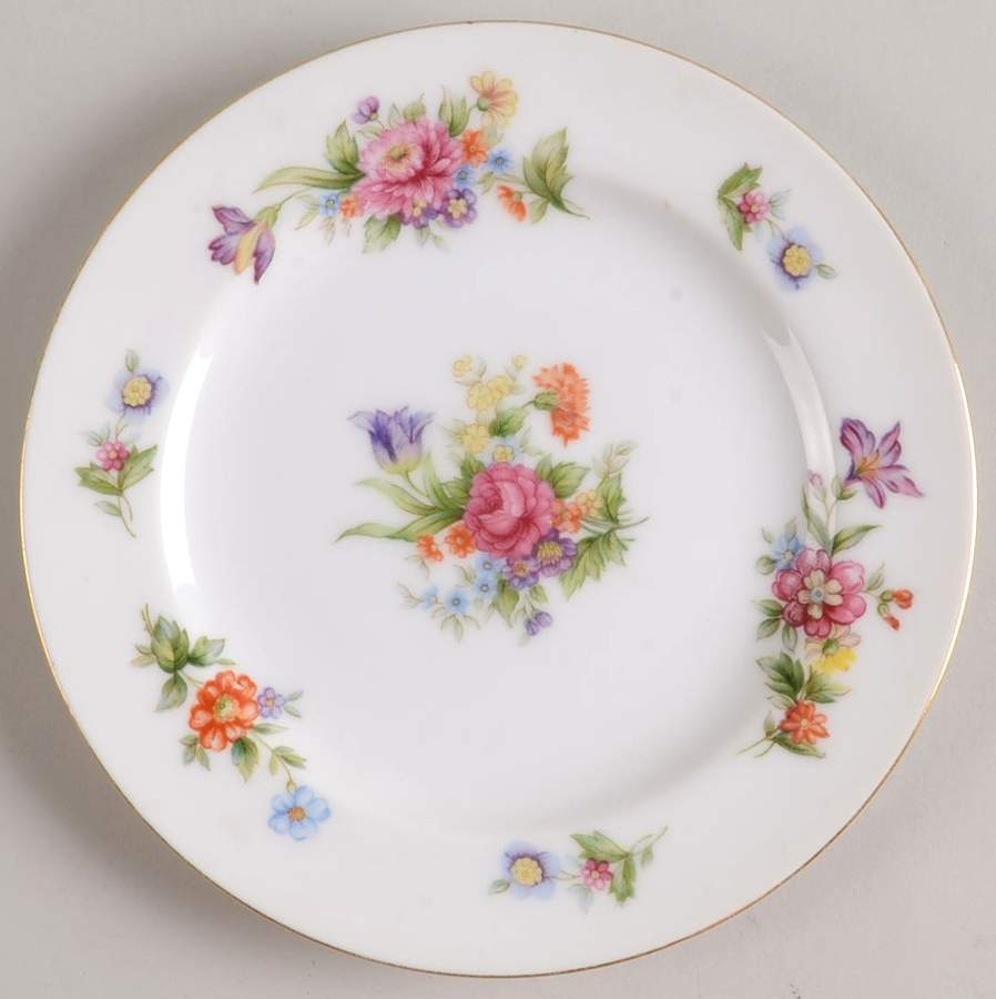 Floradel Bread & Butter Plate by Adline-1