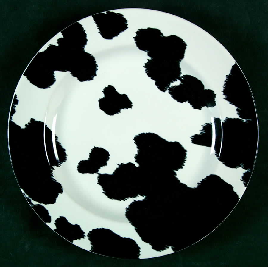 Cowhide Salad Plate by 222 Fifth (PTS)-1