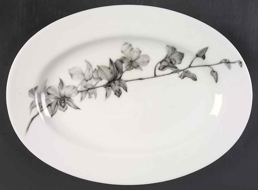 Botanica 14" Oval Serving Platter by 222 Fifth (PTS)-1