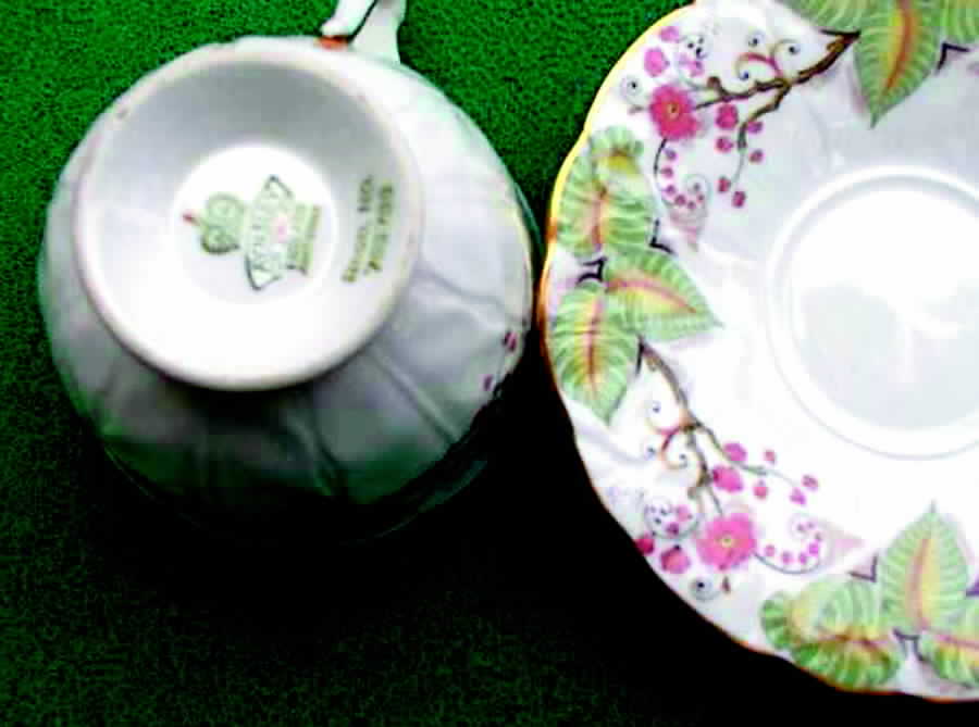 C1251 Footed Cup & Saucer Set by John  Aynsley & Sons-1