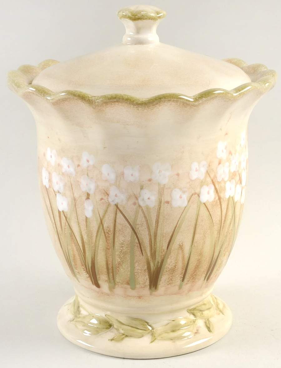 Narcissus Cookie Jar & Lid by 222 Fifth (PTS)-1
