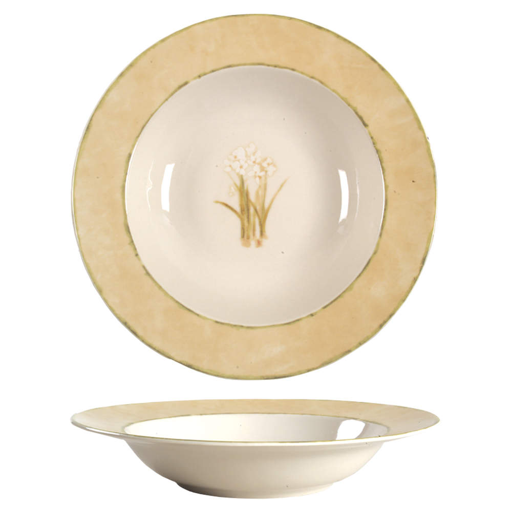 Narcissus Large Rim Soup Bowl by 222 Fifth (PTS)-1