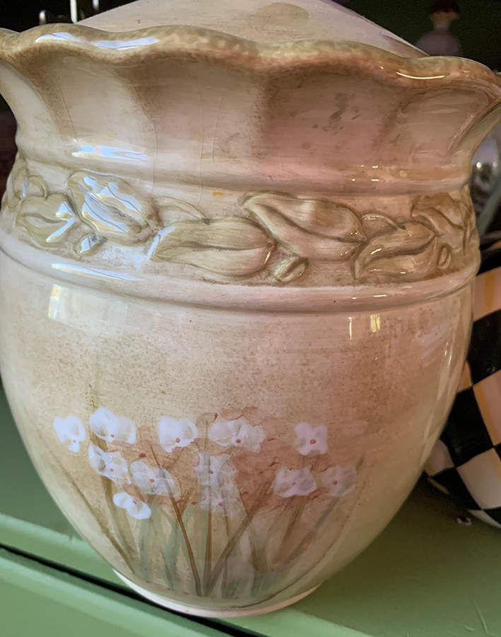 Narcissus Large Canister & Lid by 222 Fifth (PTS)-1