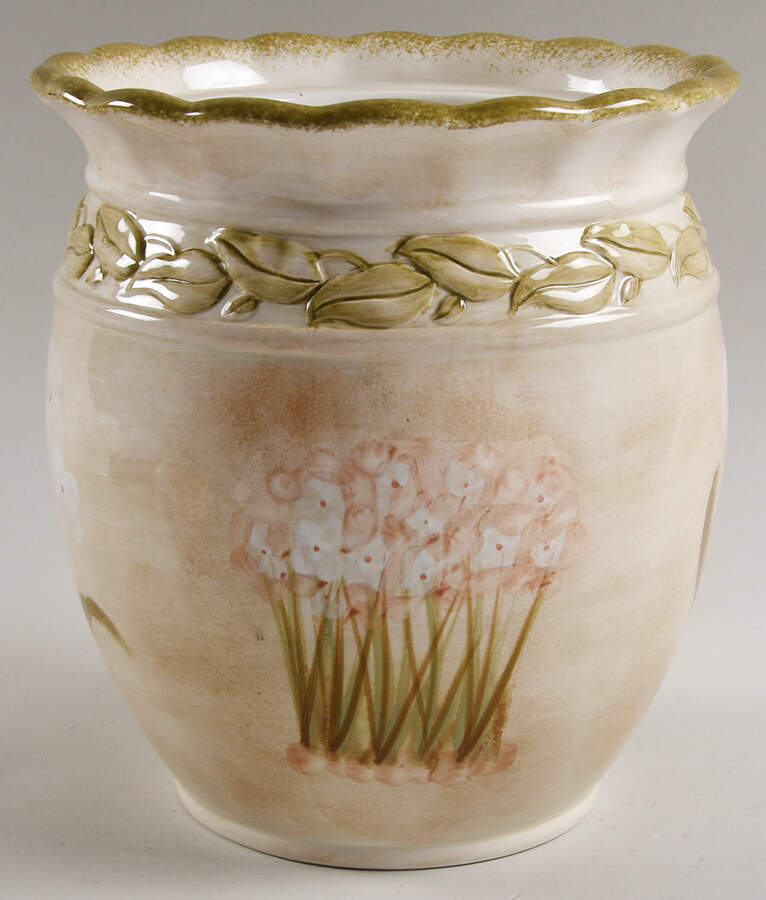 Narcissus Medium Canister No Lid by 222 Fifth (PTS)-1