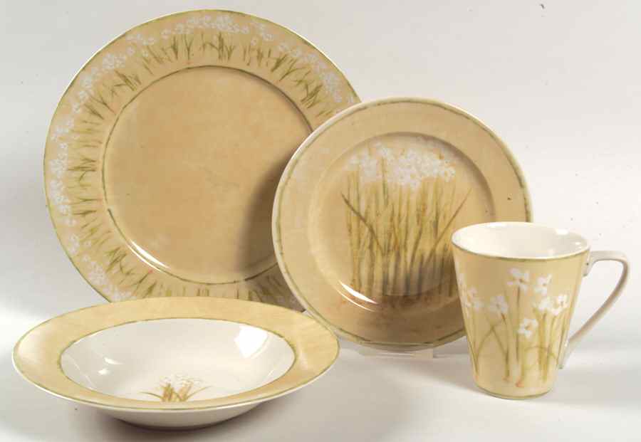 Narcissus 4 Piece Place Setting by 222 Fifth (PTS)-1