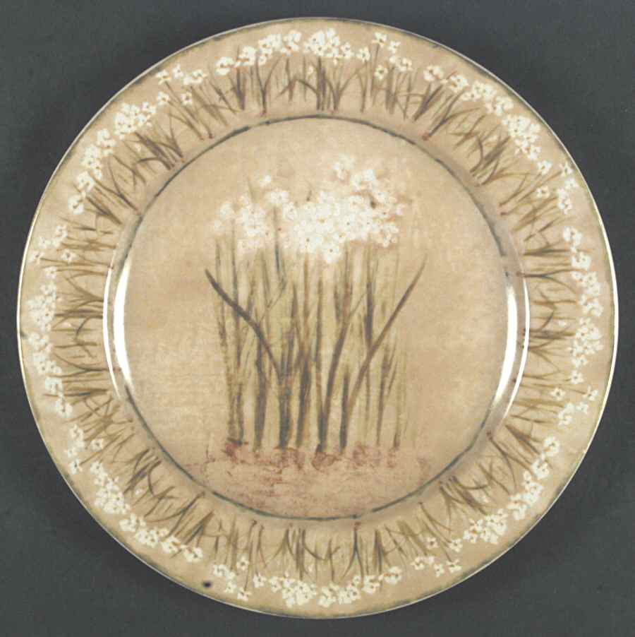 Narcissus 12" Chop Plate (Round Platter) by 222 Fifth (PTS)-1