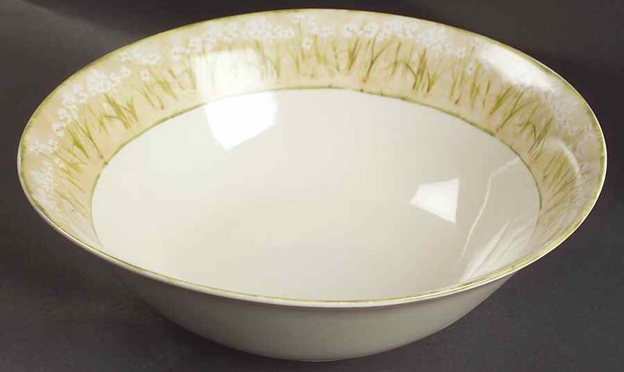 Narcissus 10" Round Vegetable Bowl by 222 Fifth (PTS)-1