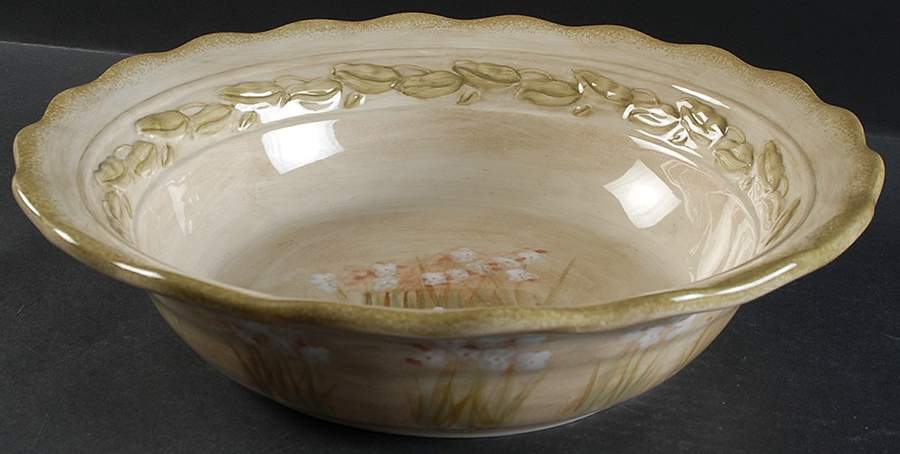 Narcissus 13" Large Salad Serving Bowl by 222 Fifth (PTS)-1