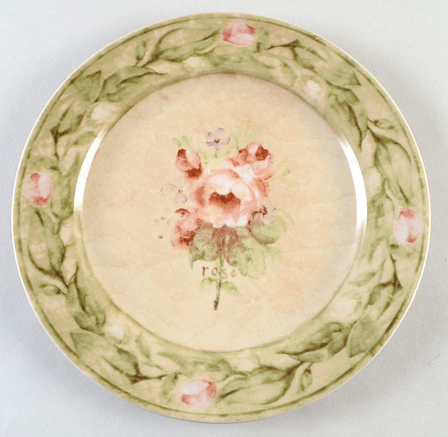 Rose Bouquets 12" Chop Plate (Round Platter) by 222 Fifth (PTS)-1
