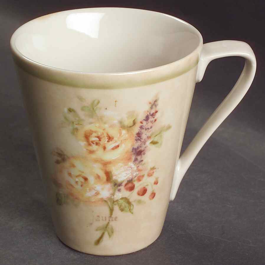 Rose Bouquets Mug by 222 Fifth (PTS)-1