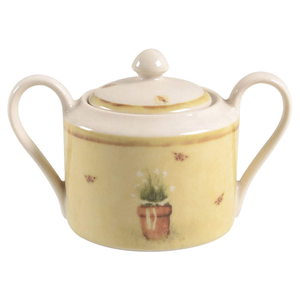 Cheri's Garden Sugar Bowl & Lid by 222 Fifth (PTS)-1