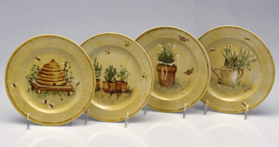 Cheri's Garden Salad Plate - Set of 4 by 222 Fifth (PTS)-1
