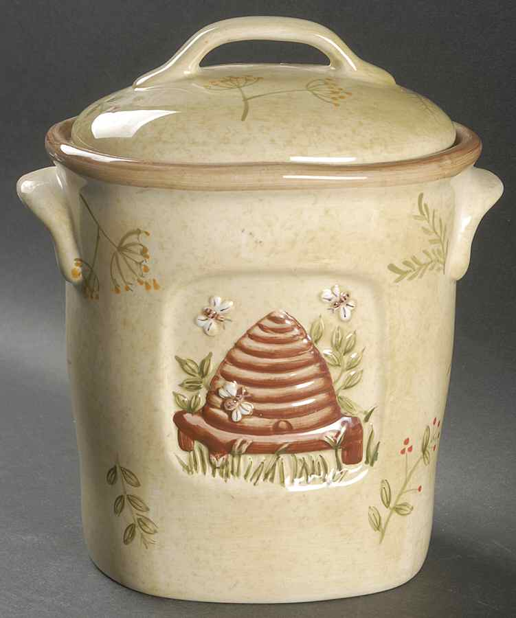 Cheri's Garden Medium Canister & Lid by 222 Fifth (PTS)-1