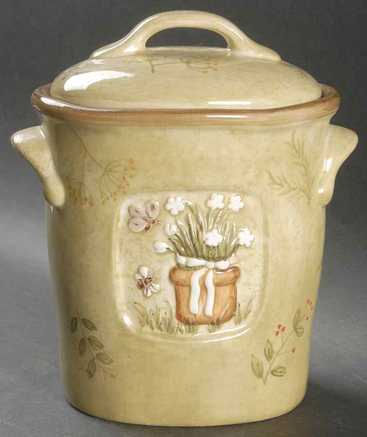 Cheri's Garden Small Canister & Lid by 222 Fifth (PTS)-1