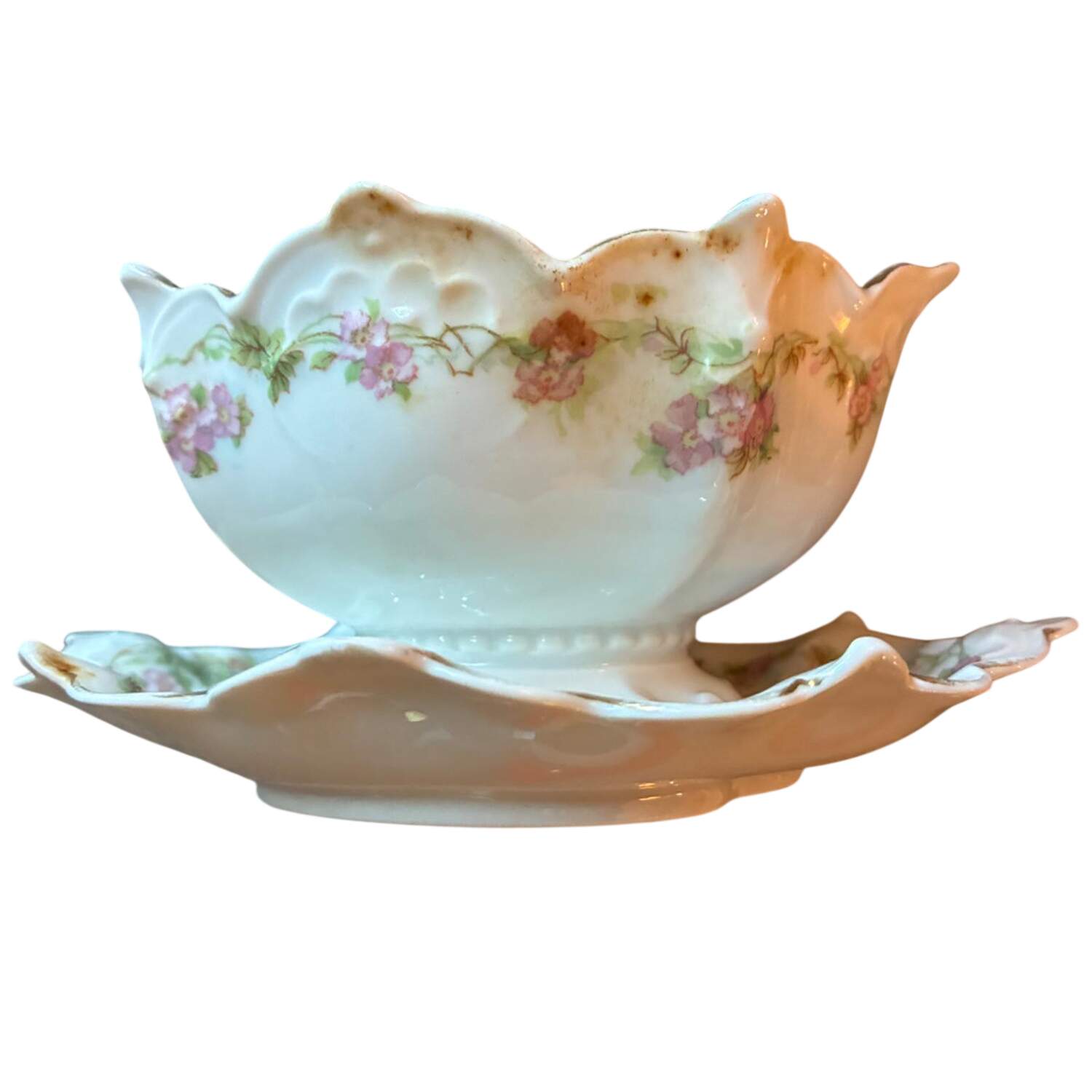 ALT296 Gravy Boat with Attached Underplate by Altrohlau-1