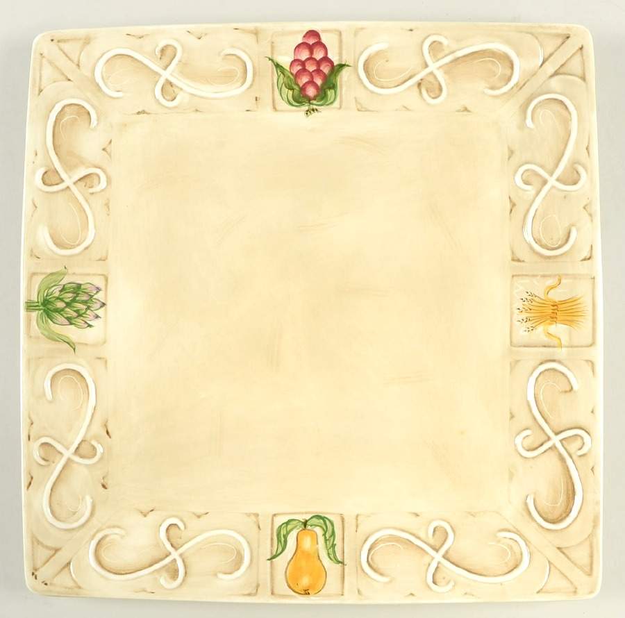 San Marco 12" Square Serving Platter by American Atelier-1