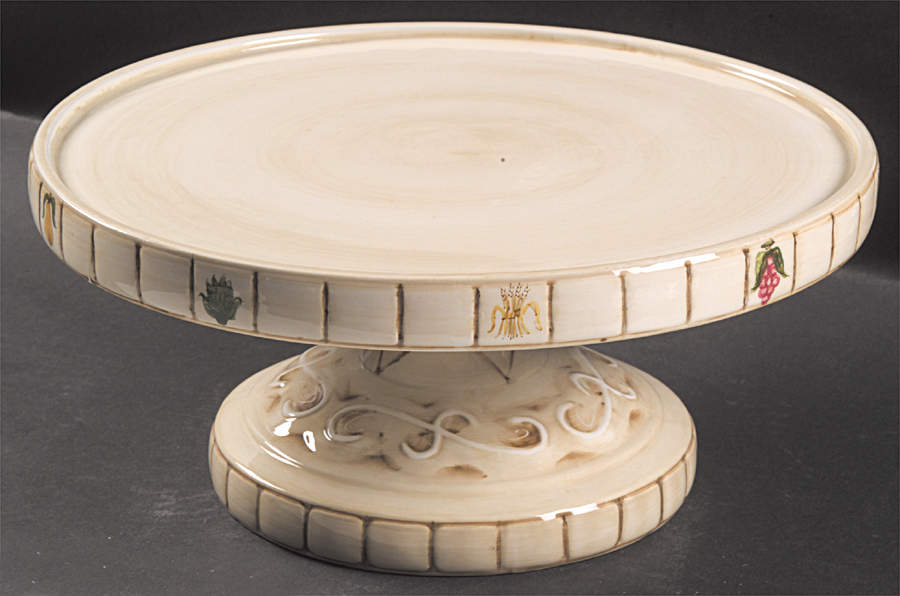 San Marco 11" Diameter Pedestal Cake Stand by American Atelier-1