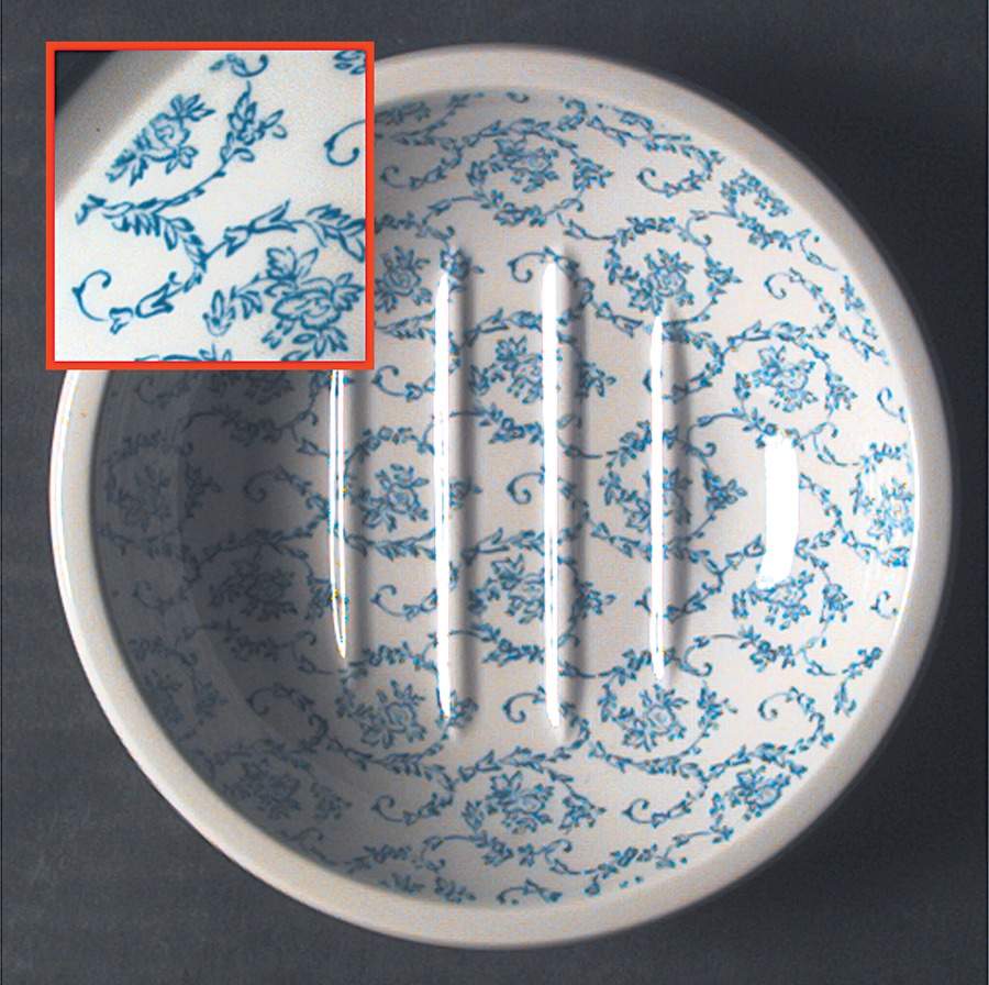 Normandy Rose (Pink Blue) Soap Dish by Laura Ashley-1