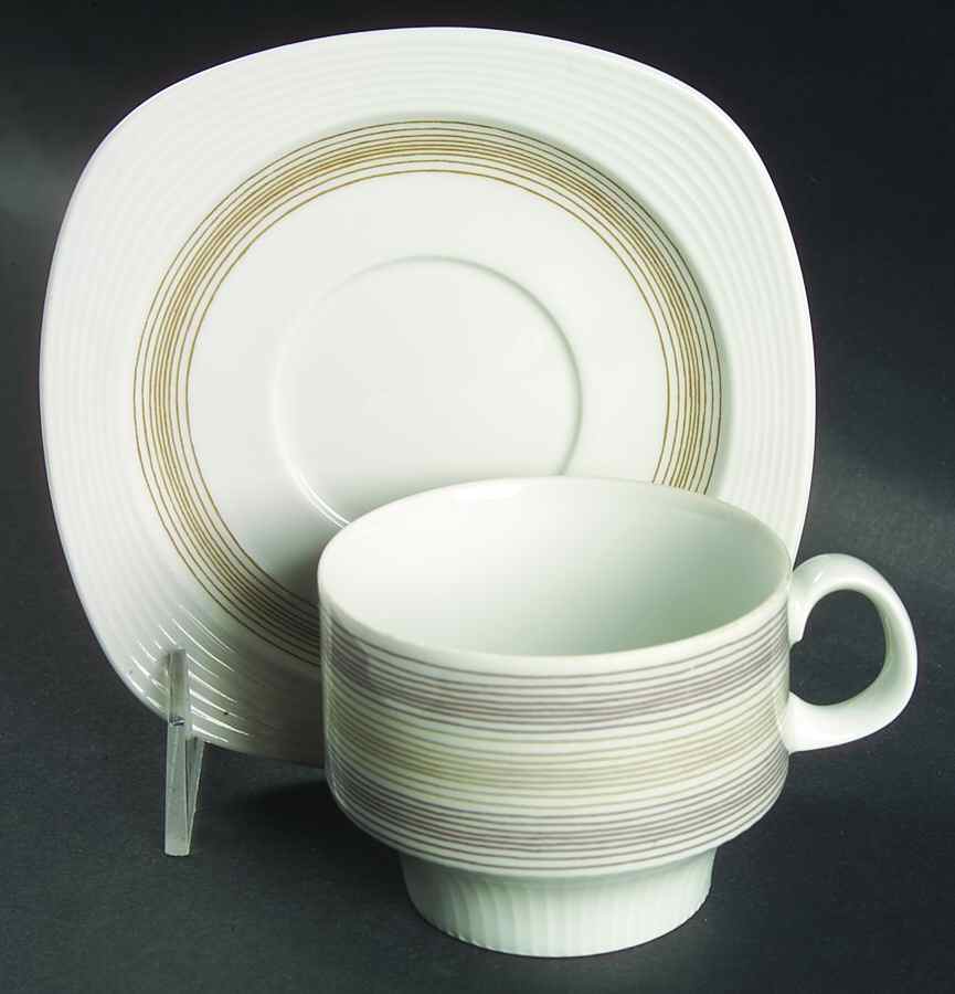 ARZ109 Flat Cup & Saucer Set by Arzberg-1