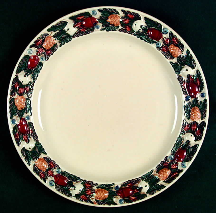 Della Robia Multicolor (No Trim) Dinner Plate by Adams China-1