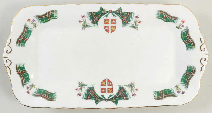 Newfoundland Tartan Large Sandwich Tray by Adderley-1