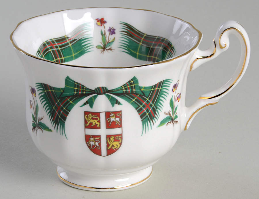 Newfoundland Tartan Footed Cup by Adderley-1