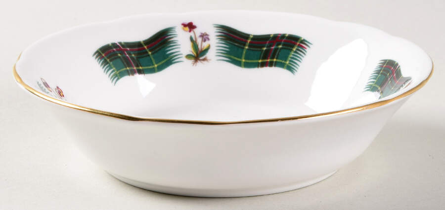Newfoundland Tartan Fruit/Dessert (Sauce) Bowl by Adderley-1