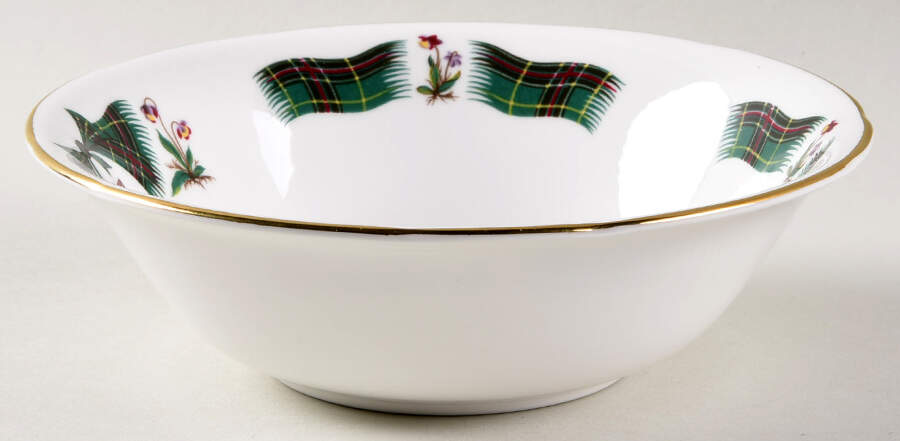 Newfoundland Tartan Coupe Cereal Bowl by Adderley-1