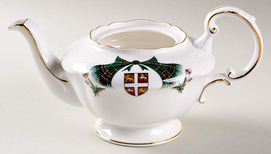 Newfoundland Tartan Individual Teapot No Lid by Adderley-1