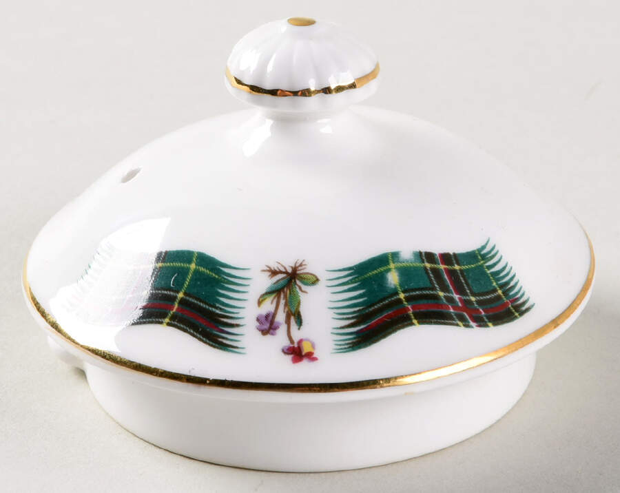 Newfoundland Tartan Lid for Individual Teapot by Adderley-1