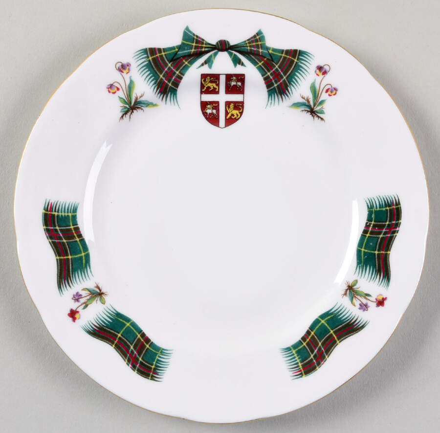 Newfoundland Tartan Round Butter No Lid by Adderley-1