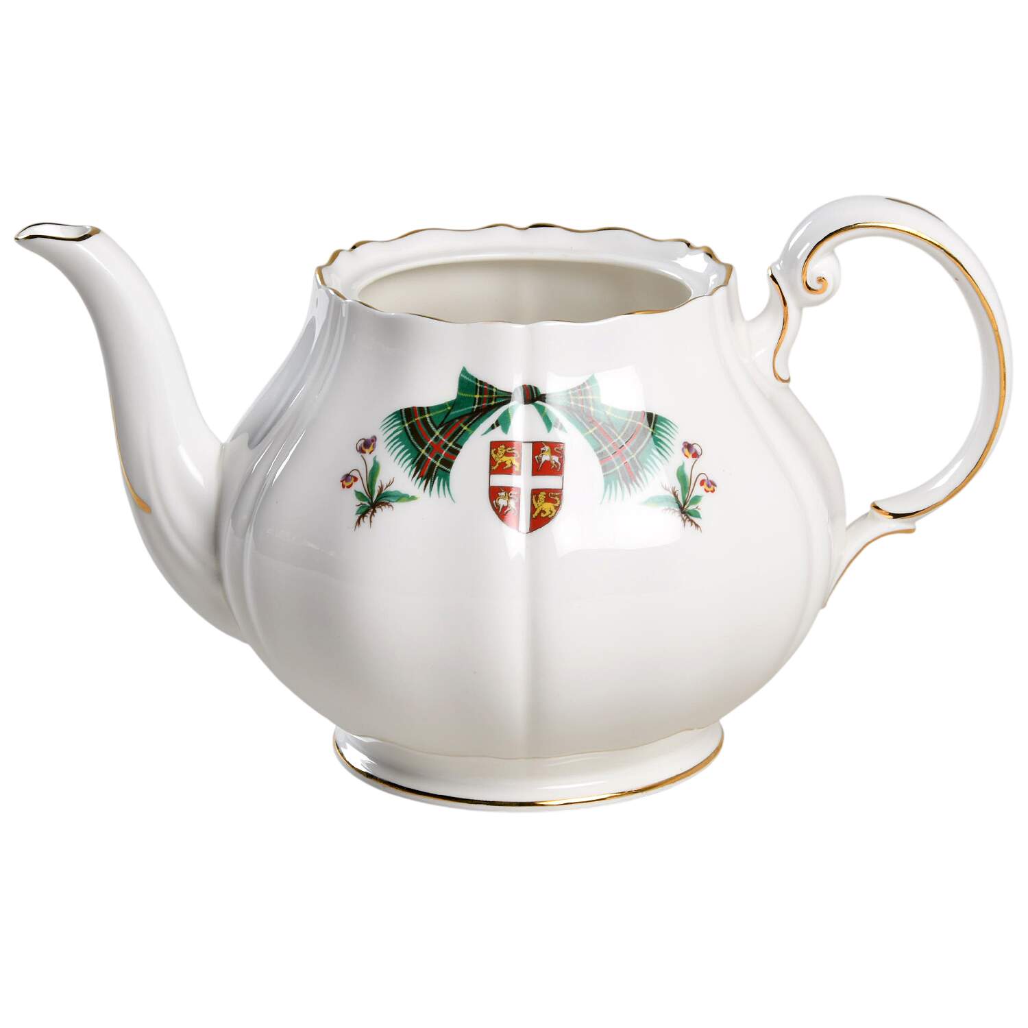 Newfoundland Tartan Teapot No Lid by Adderley-1